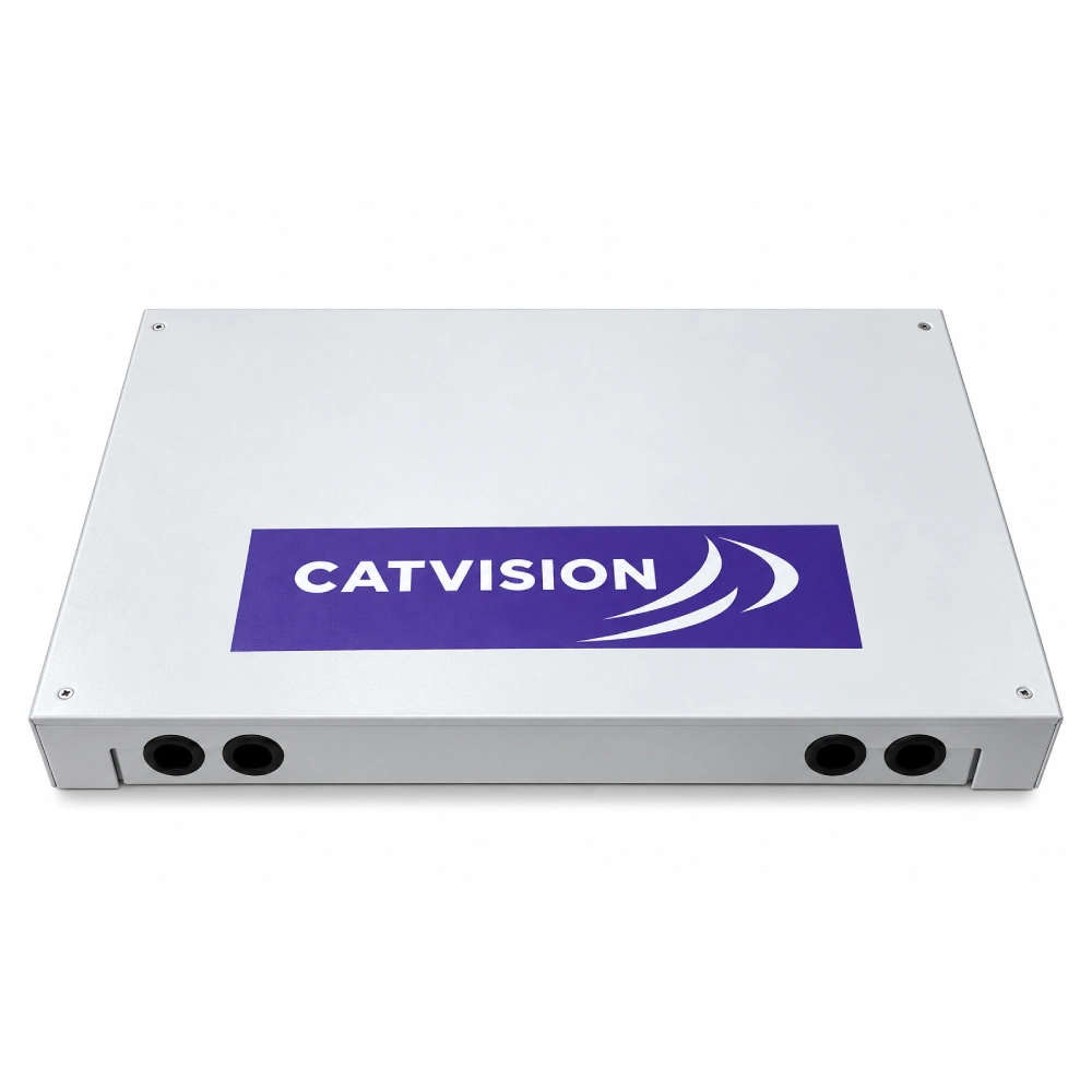 CATVISION Patch Panel Unit LIU Fully Loaded Rack Mount Sliding SC/UPC (6F) view 3